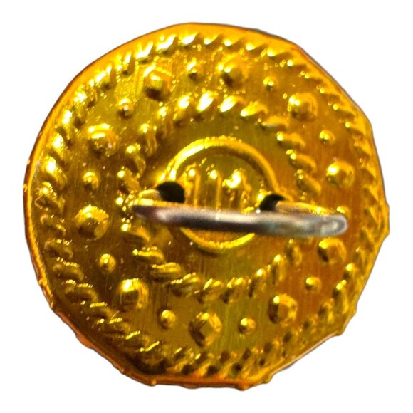 Vintage G&D Set Of 12 Mini Christmas Ornaments Glitter & Metallic Gold Red Green - Picture 10 of 10